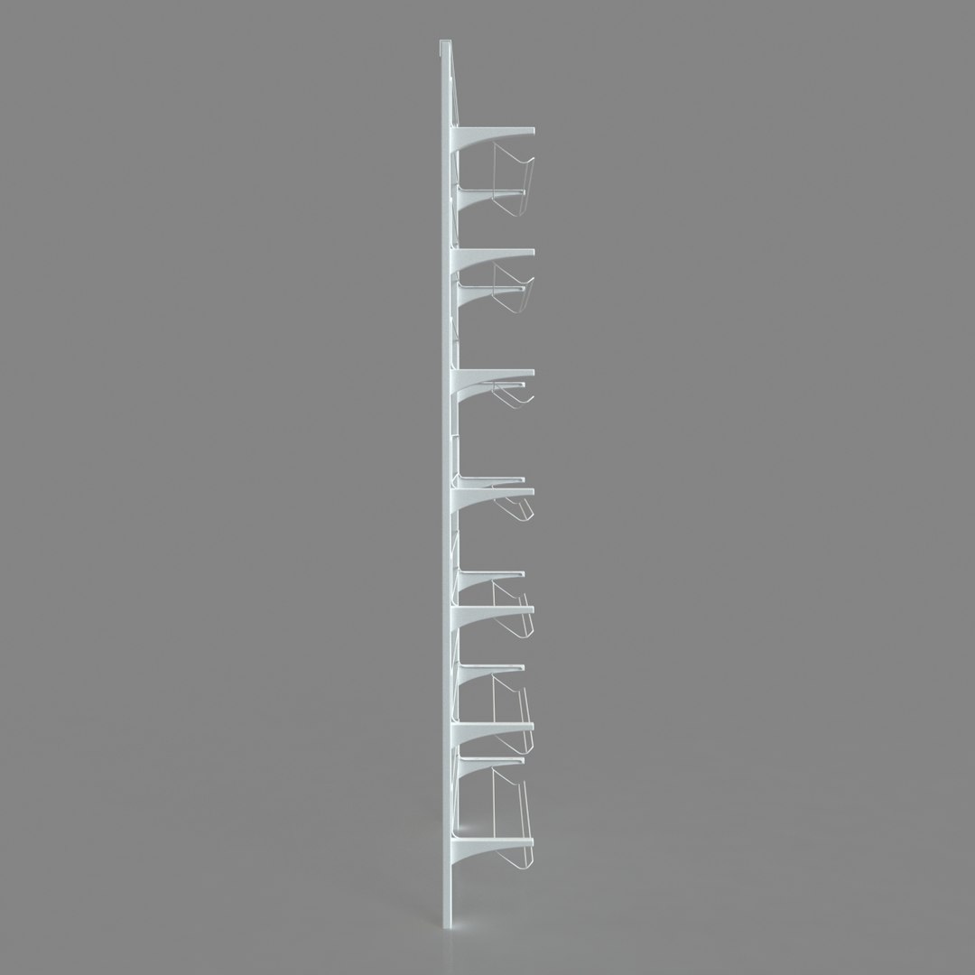 3D Algot Shoe Rack Ikea Model TurboSquid 1576006