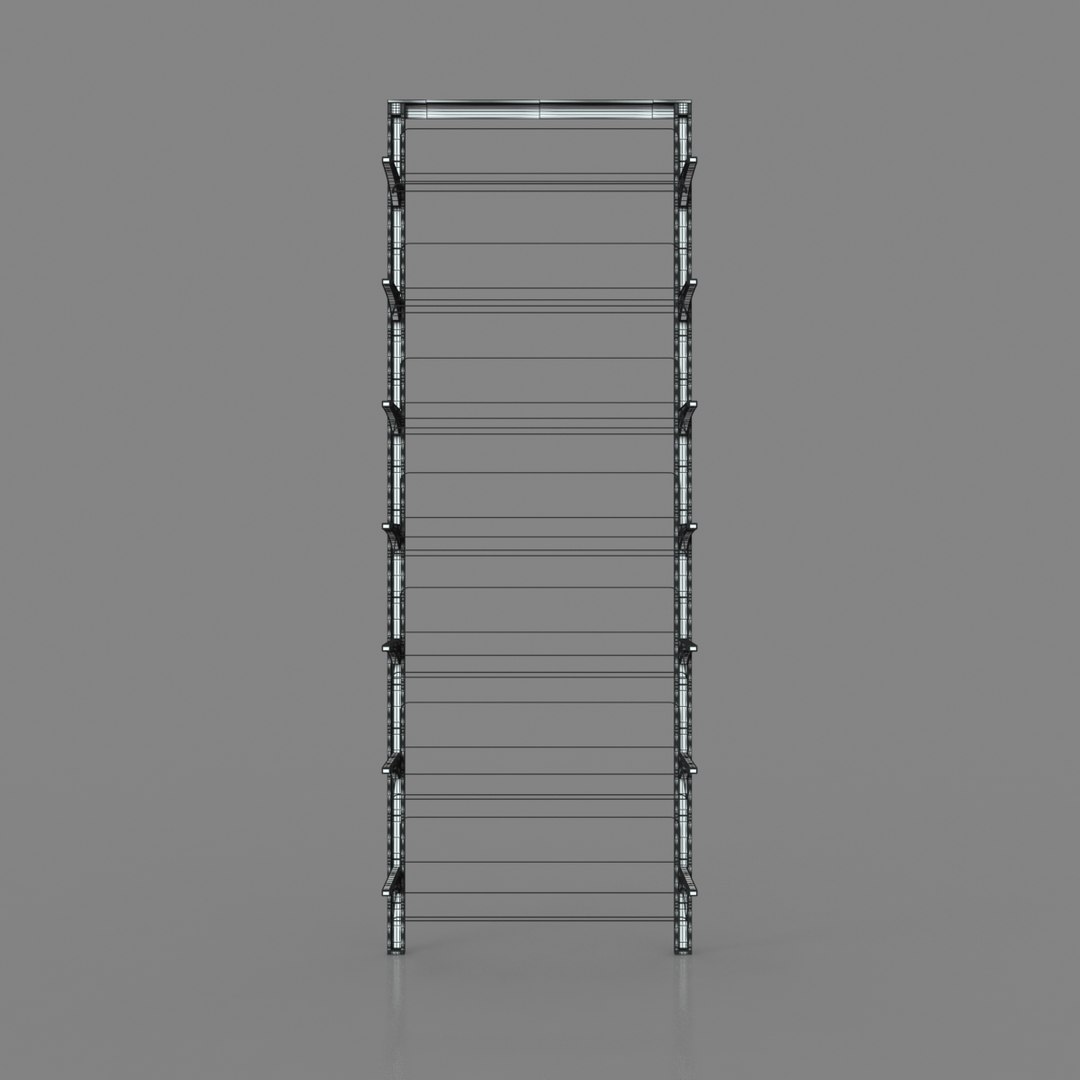 3D Algot Shoe Rack Ikea Model TurboSquid 1576006