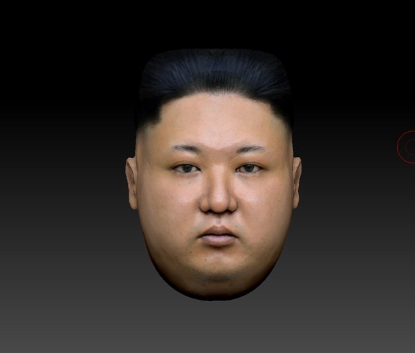 3D kim-2 head model