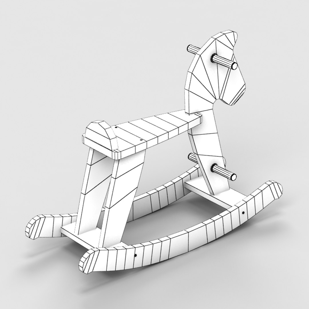Max Wooden Rocking Horse