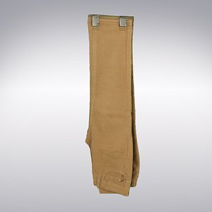 Corduroy Pants Tanned - 3D Scanned
