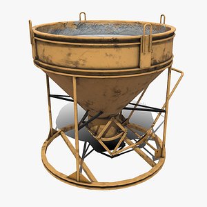 Concrete bucket 3D
