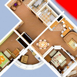 3ds max flat