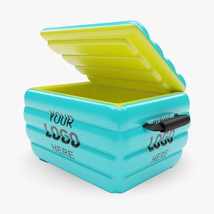 3D Inflatable Pool Cooler model