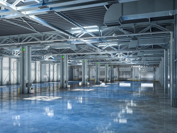 exhibition hall interior 12 3D model