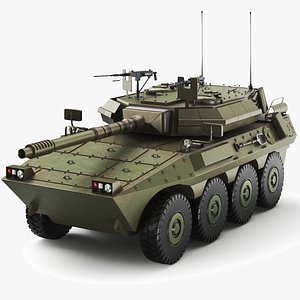 Detailed Battle Tank Destroyer