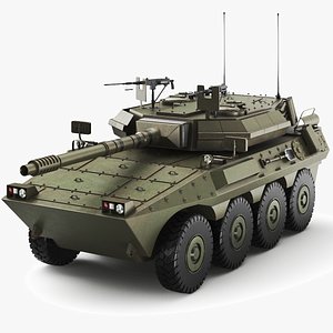 Detailed Battle Tank Destroyer