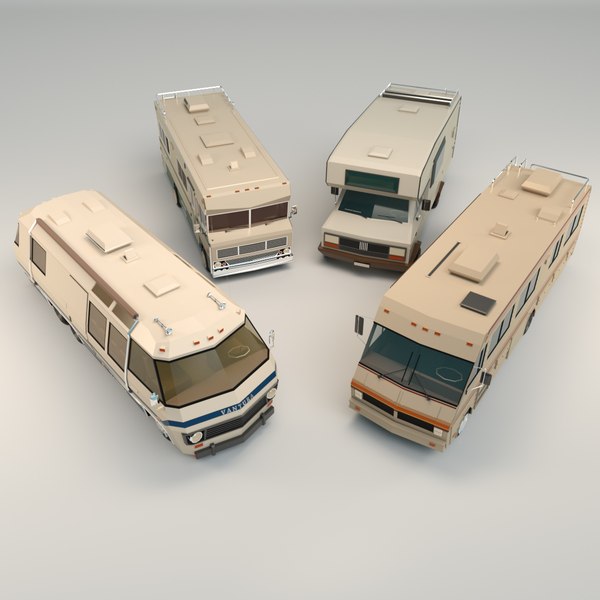 Low Poly Motorhome Pack