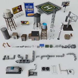 Rooftop Props Collection Pack