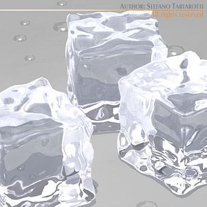 ice cubes obj