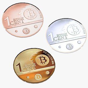3D 1 Cent Bitcoin Collection