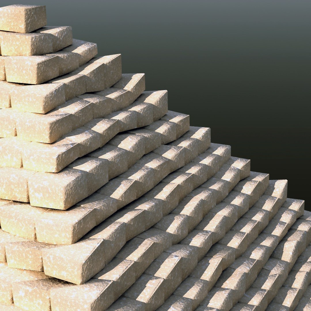 Step Pyramid 3d Model