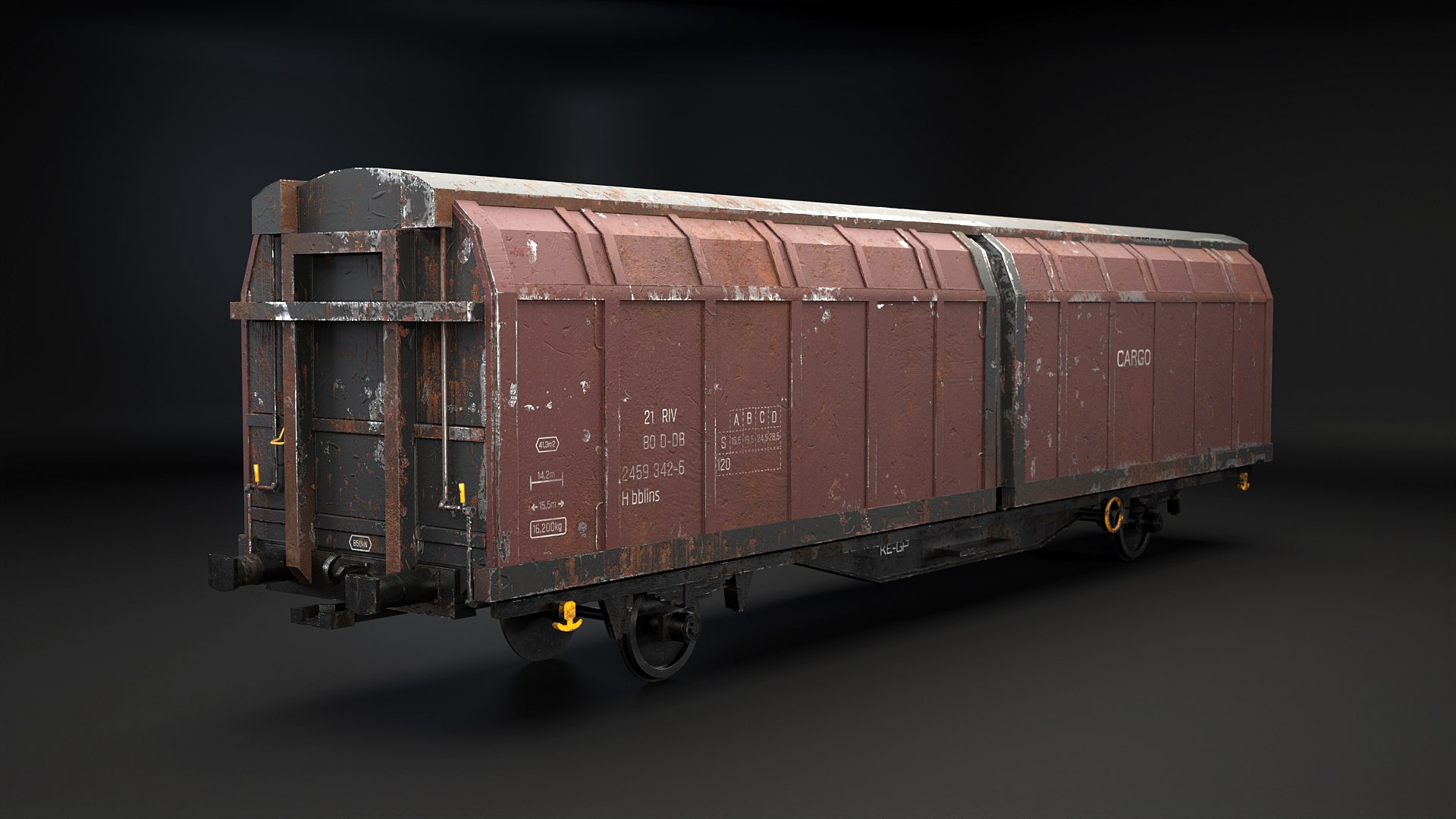 Railcar SV Collection Model - TurboSquid 2252474