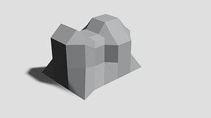 Low poly ROCK