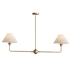 HuisMier Modern Linear Chandelier for Dining Room