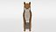 3D shiba inu dog model