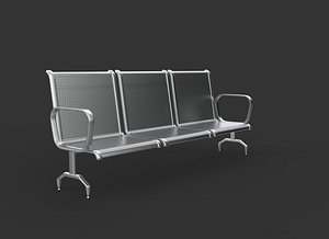 Waiting Room Chairs 05 3D model