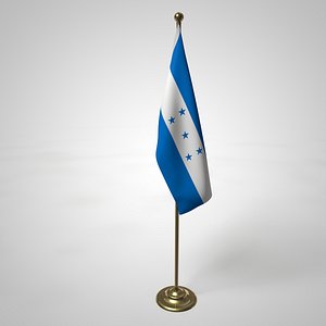 Honduras Flag and Pole