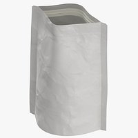 Stand Up Zipper Pouche 70g Open White