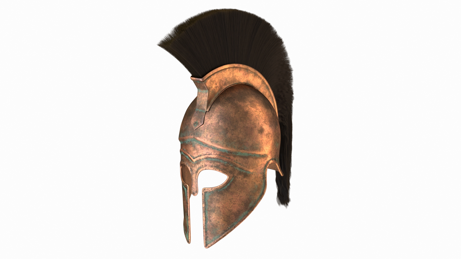 real ancient spartan helmet