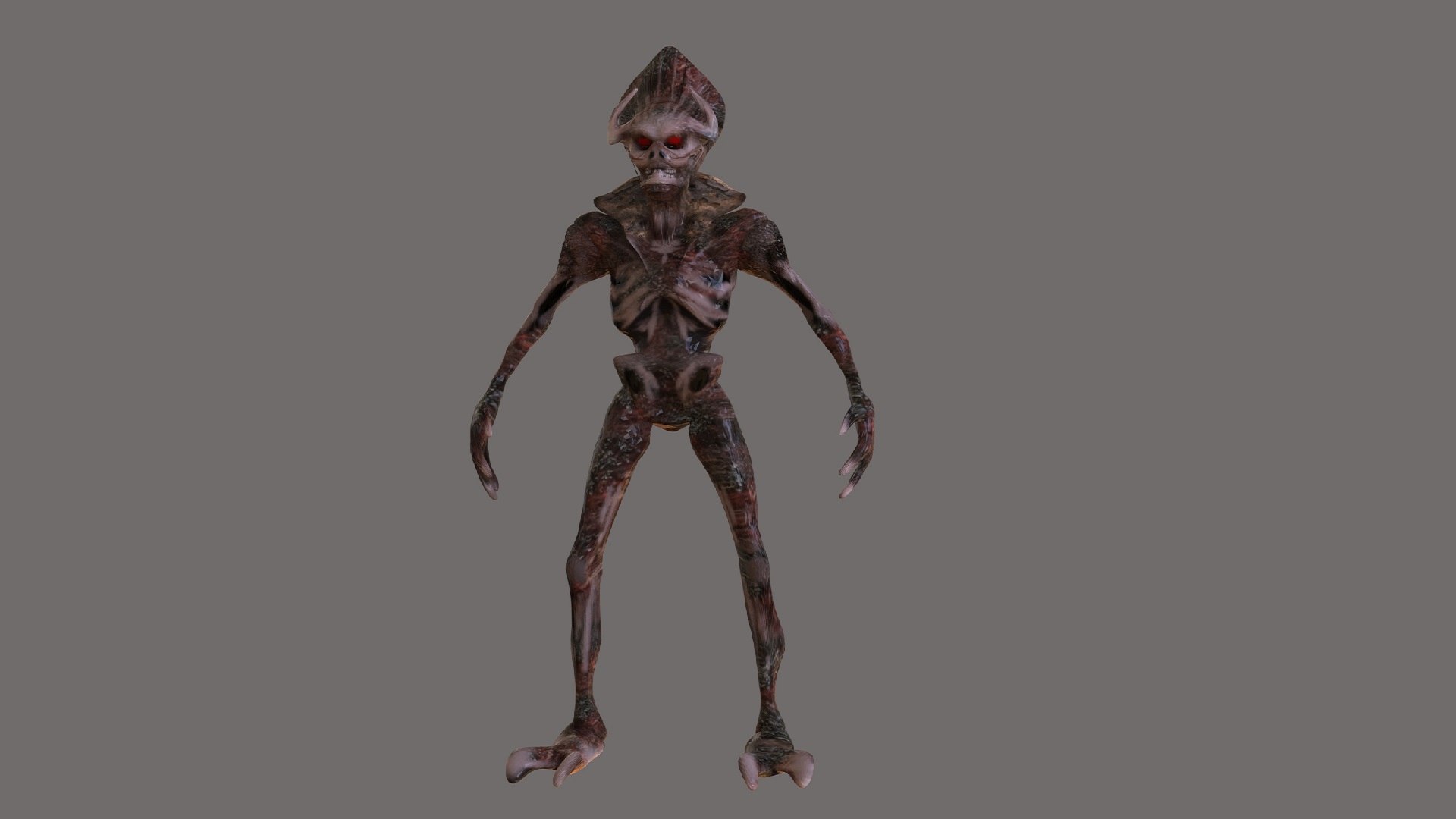 3D Skeleton Monster Model - TurboSquid 1794715