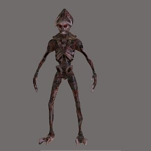 3D Skeleton Monster model