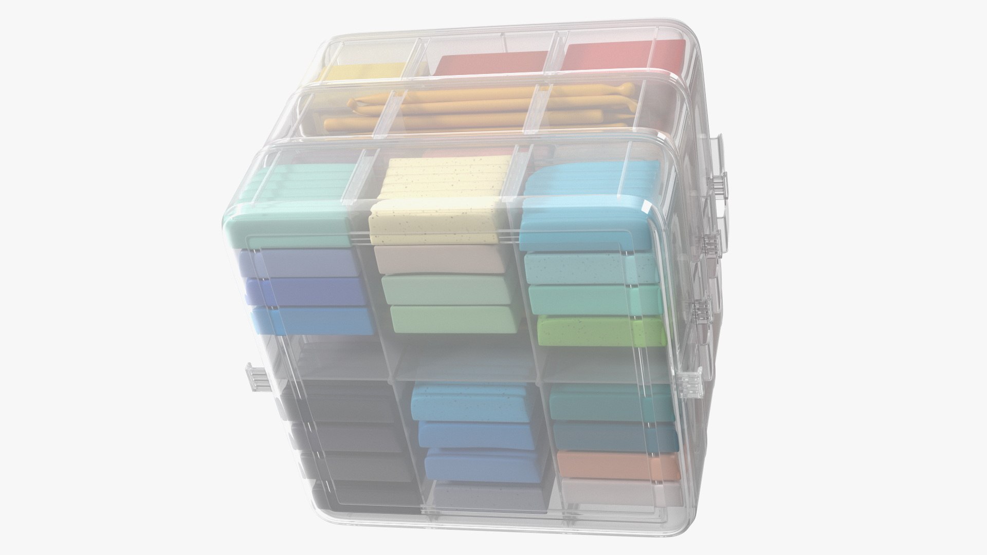 3D Polymer Clay Full Kit model TurboSquid 2044703