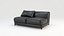 3D furniture sofa meridiani model