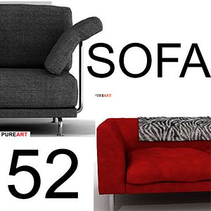 sofa armchair 3d model