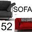 sofa armchair 3d model