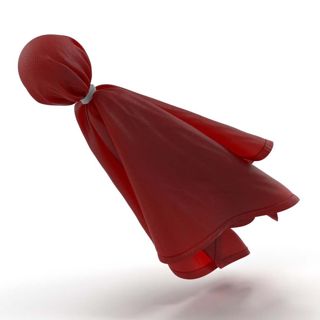 Football Penalty Flag Red 5 3D Model 3D model preview