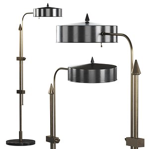 abram brass floor lamp 3D model