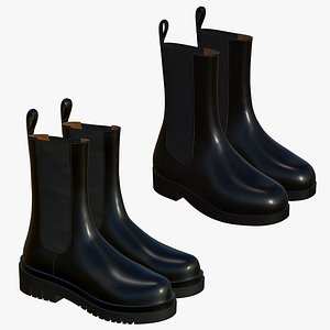 Realistic Leather Boots V56