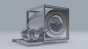AHU Blower Fan 3D model