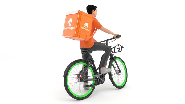 modelo 3d Food Delivery Biker - TurboSquid 1943063