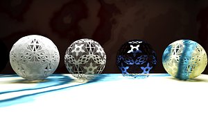 pattern on geosphere