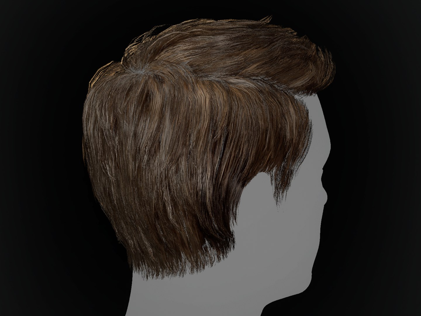 Low Poly Hair For Games - Jacob Model - TurboSquid 1792173