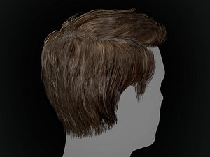 Low Poly Hair for Games - Jacob model