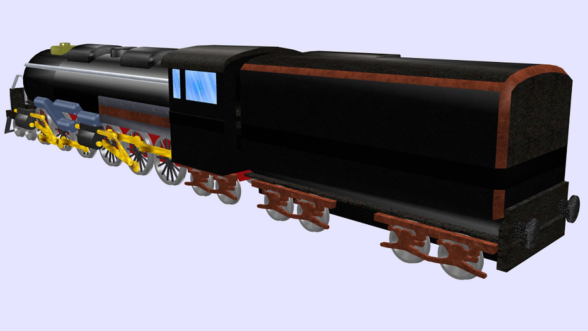 Steam Locomotive 3D Model - TurboSquid 1707566