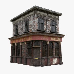 Corner Pub 3D model