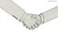 Realistic Business Handshake Prop Two Tones