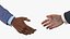 Realistic Business Handshake Prop Two Tones