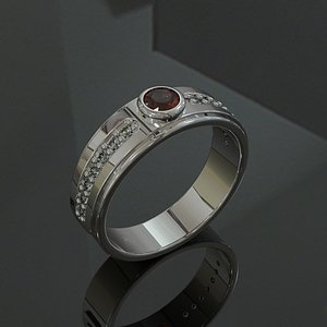 3D ring unisex model