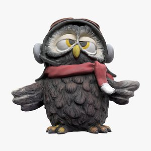 Owl Pilot Figurine model