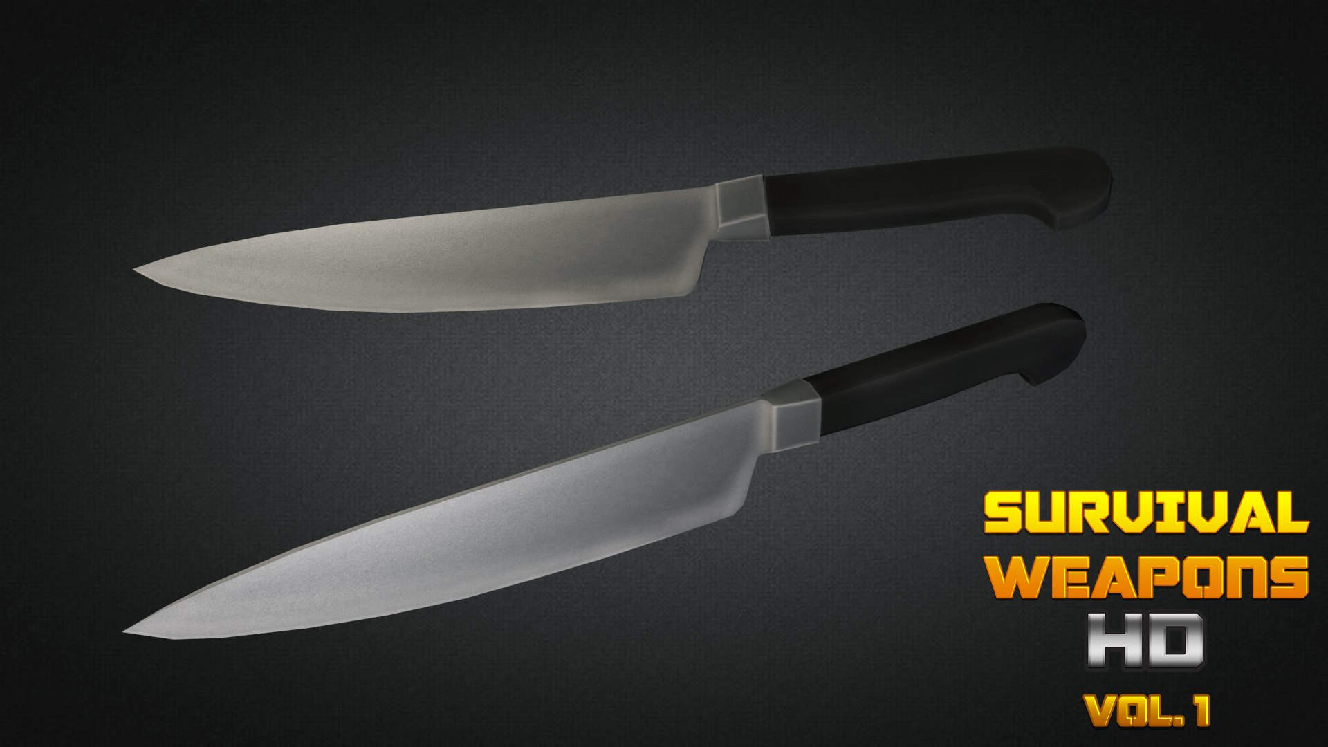 3d Model Survival Weapons Hd Vol 1