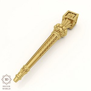 Carved Furniture Leg for Viz and CNC 8
