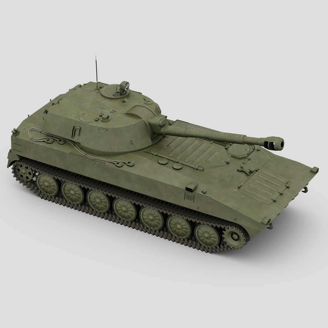2s1 Gvozdika Model - TurboSquid 1152262