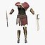 Traje Completo de Soldada Comandante Romana