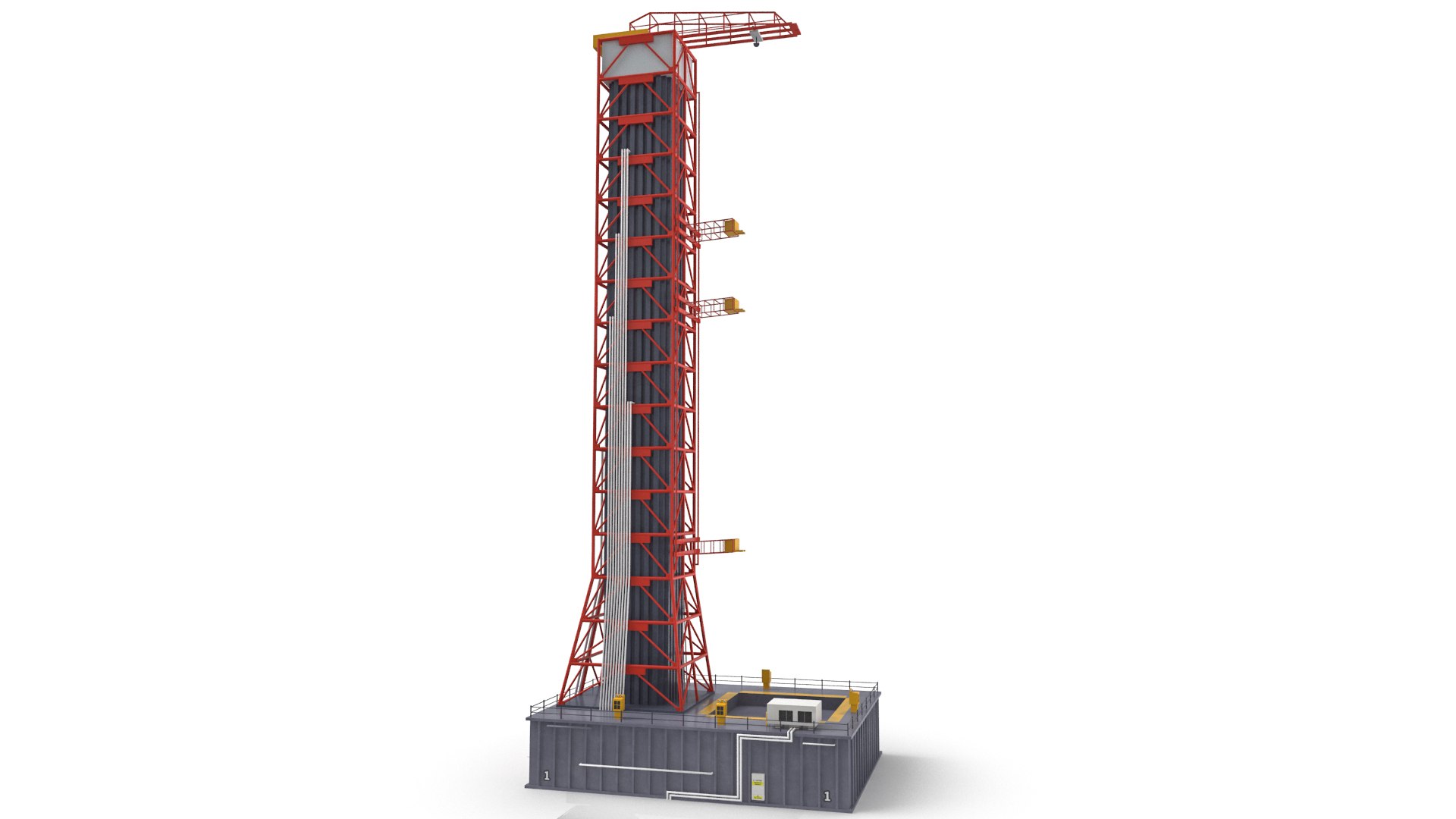 Rocket Launch Base 3D - TurboSquid 1470728