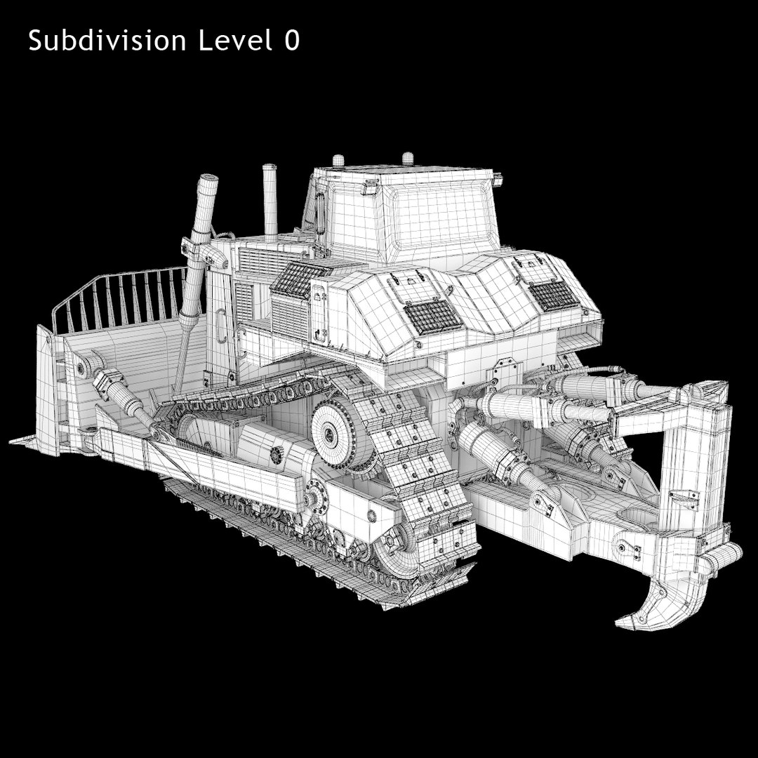 3D Bulldozer - TurboSquid 985212